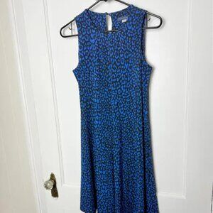 Blue sleeveless dress